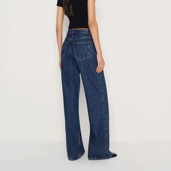 Reformation Cary Low Rise Slouchy Wide Leg Jeans